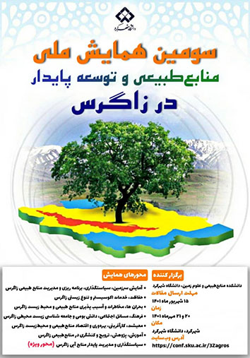 Third National Conference on Natural Resources and Sustainable Development in Zagros