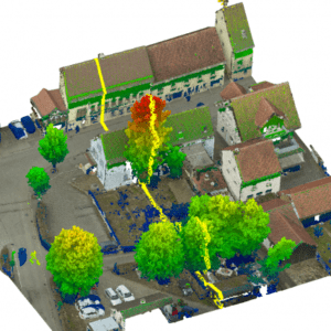 ادغام Lidar و Photogrammetry مبتنی بر پهپاد<br>تولید ابر نقطه سه بعدی متراکم با دقت فوق العاده بالا