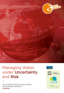 گزارش توسعه جهانی آب سازمان ملل متحد 4: مدیریت آب در شرایط عدم اطمینان و خطر